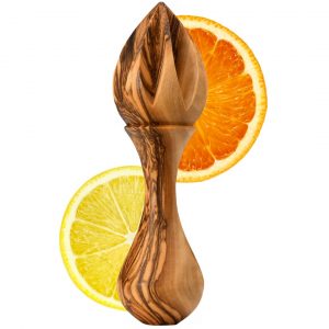 Olivenholz Zitronenpresse Zitruspresse aus Olivenholz