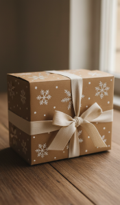 Upcycling Idee: Kartons als nachhaltige Geschenkverpackung wiederverwenden