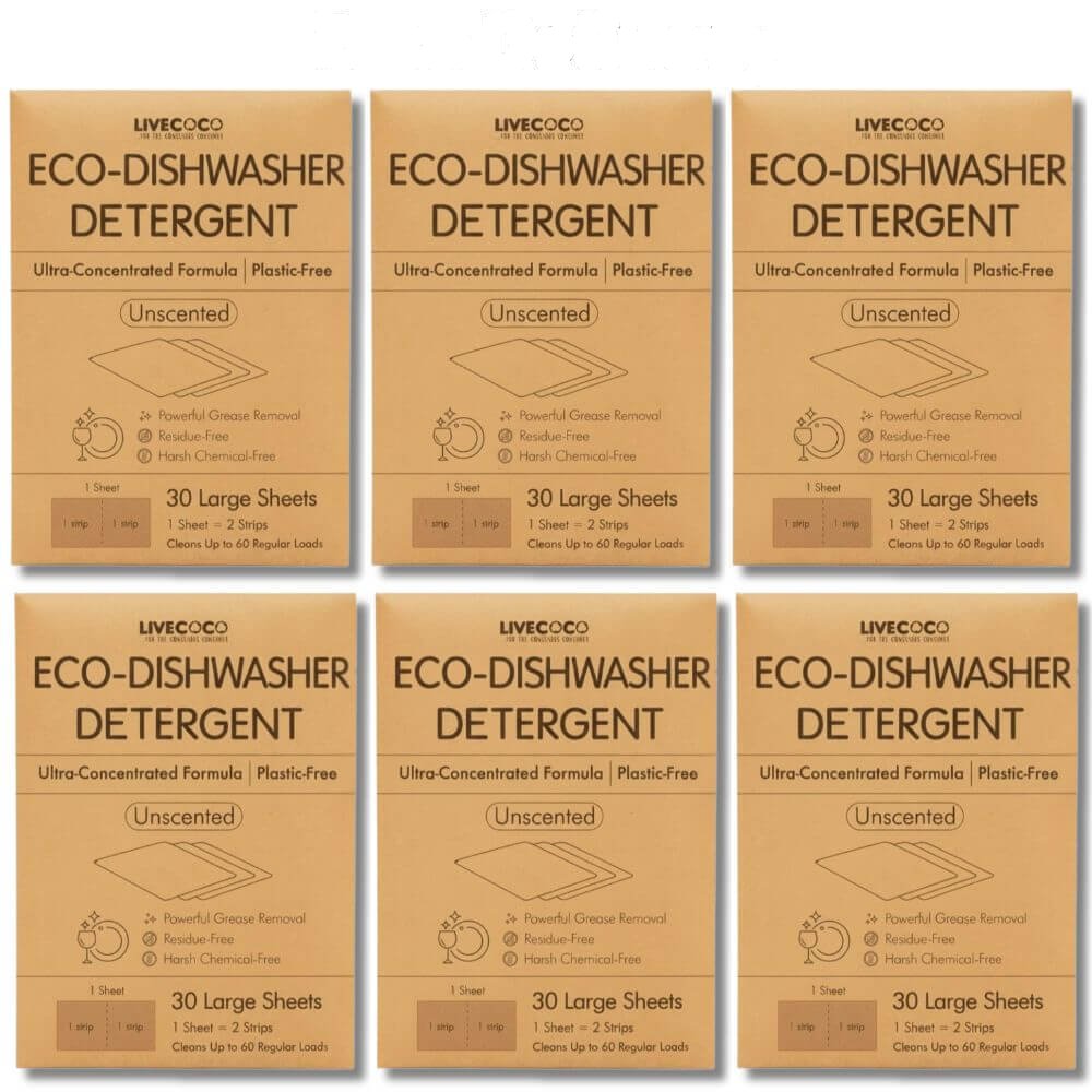 Bio Spülmaschinen-Blätter (60 Ladungen) Geruchsneutral & Vegan Spülmittel 4 Bio Spülmaschinen-Blätter (60 Ladungen) Geruchsneutral & Vegan Spülmittel – Bild 4