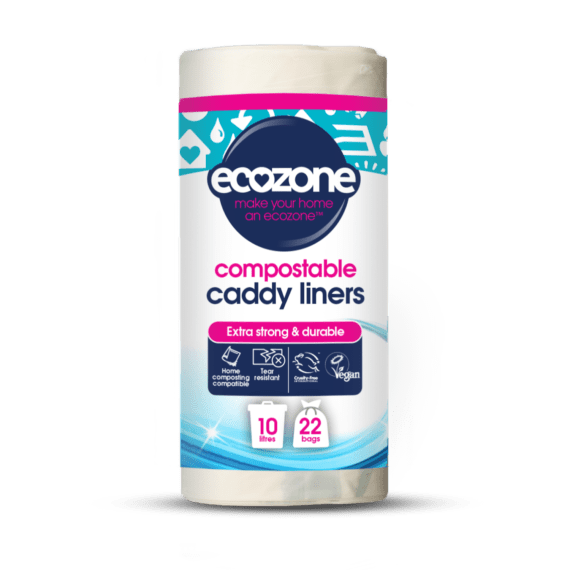 EcoZoneBinBagSmall1 Bio Müllbeutel 10L (22 Stück) Reißfest & Pflanzlich