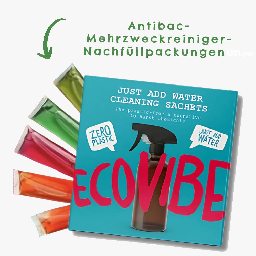 Nachfuellpackung Reiniger Reinigungs-Refills (5er-Pack) Biologisch Abbaubare Konzentrate Vegan & Plastikfrei