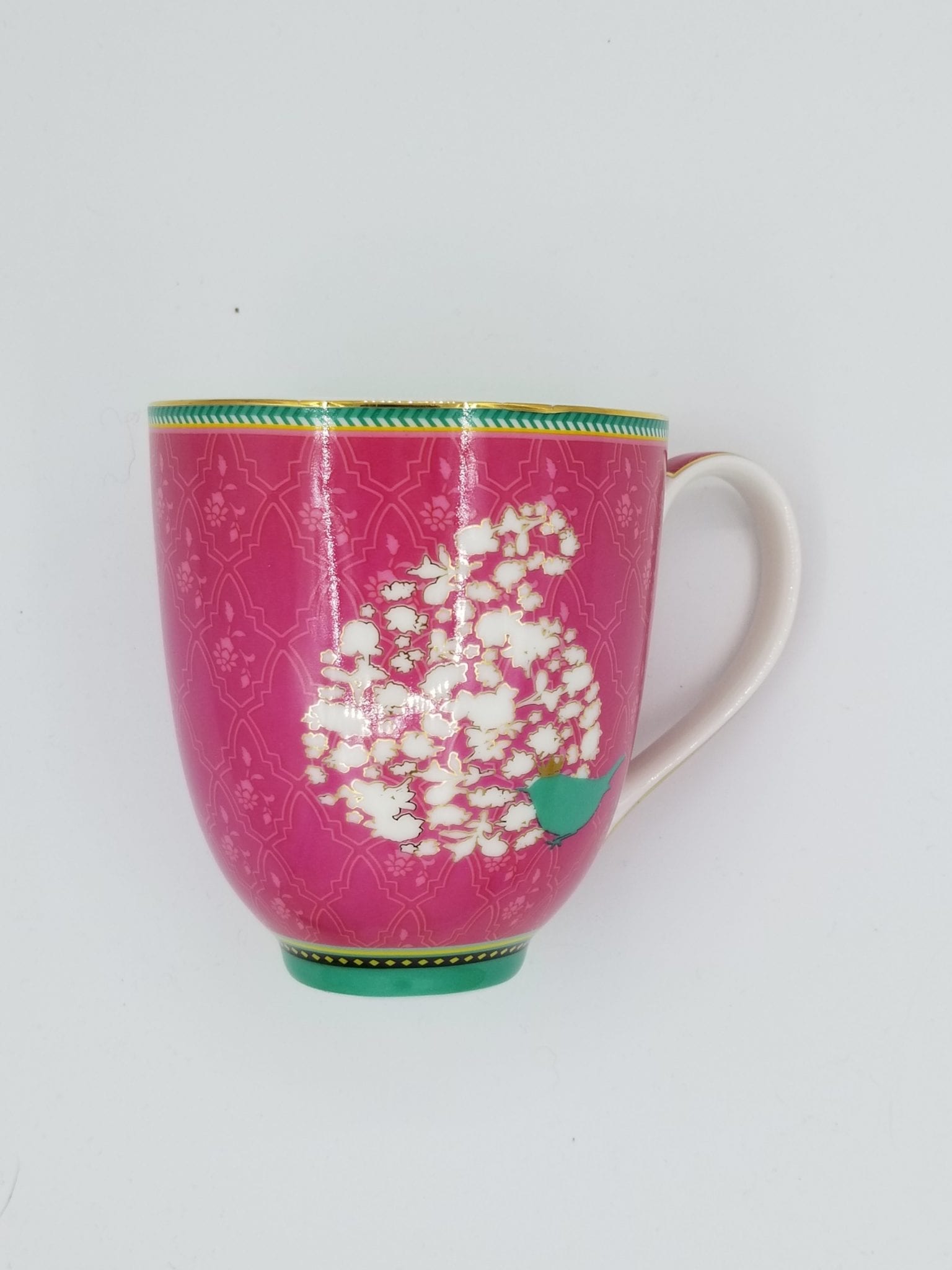 20190324 152927 resized 1 Porzellan-Kaffeebecher "Gift Bird" - Rot