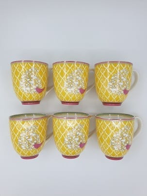 20200625 133109 res Exklusives gelbes Kaffeetassen-Set (6-teilig) – Handgemachter Genuss für Ihr Zuhause
