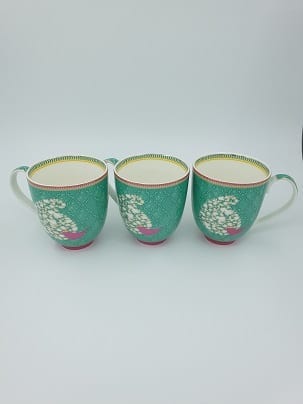 Exklusives Kaffeetassen-Set "Gift Bird" (6er-Set) in Blau – Das perfekte Geschenk 2 Exklusives Kaffeetassen-Set "Gift Bird" (6er-Set) in Blau – Das perfekte Geschenk – Bild 2