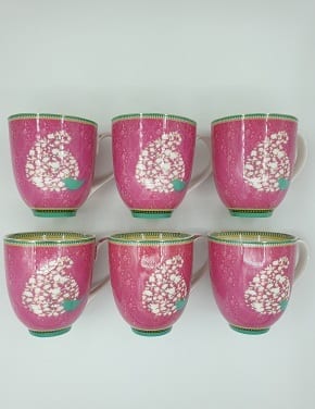 20200625 151202 res Exklusives rosa Kaffeetassen-Set (6-teilig) – Handgemachter Genuss für Ihr Zuhause