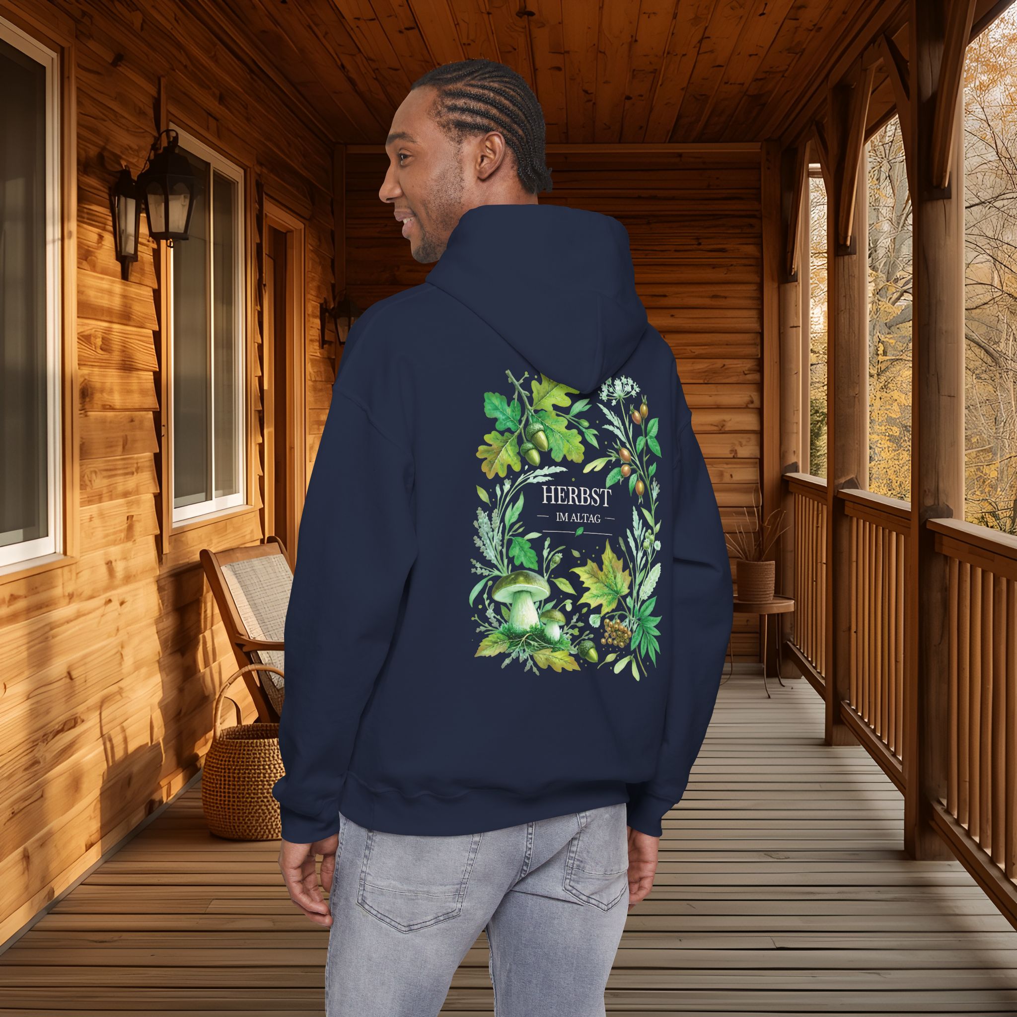 Herbst Hoodie Premium Unisex | Botanischer Herbstprint mit Blättern & Pilzen | Dunkler Streetwear Look | Personalisierbar 45 Herbst Hoodie Premium Unisex | Botanischer Herbstprint mit Blättern & Pilzen | Dunkler Streetwear Look | Personalisierbar – Bild 45