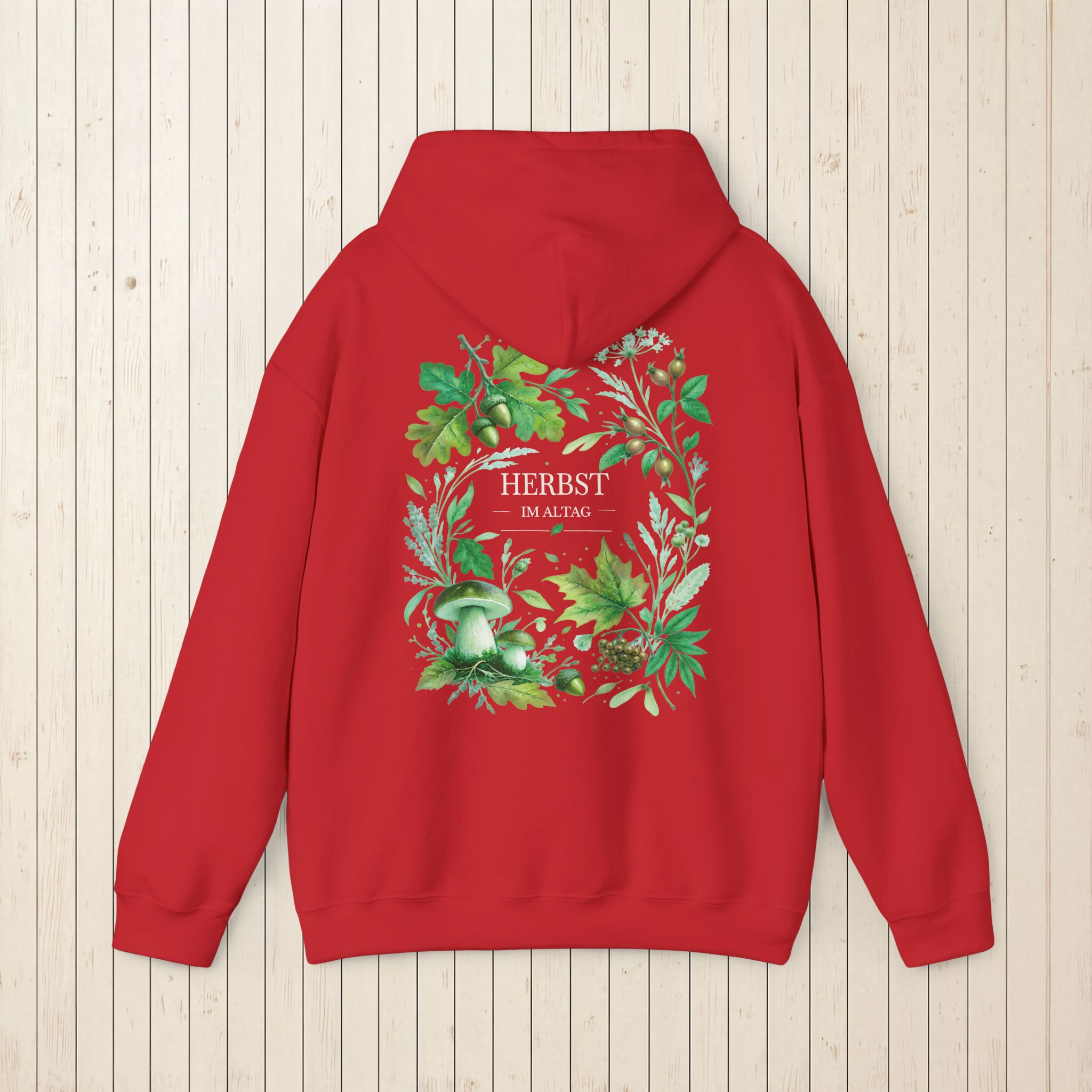 Herbst Hoodie Premium Unisex | Botanischer Herbstprint mit Blättern & Pilzen | Dunkler Streetwear Look | Personalisierbar 47 Herbst Hoodie Premium Unisex | Botanischer Herbstprint mit Blättern & Pilzen | Dunkler Streetwear Look | Personalisierbar – Bild 47