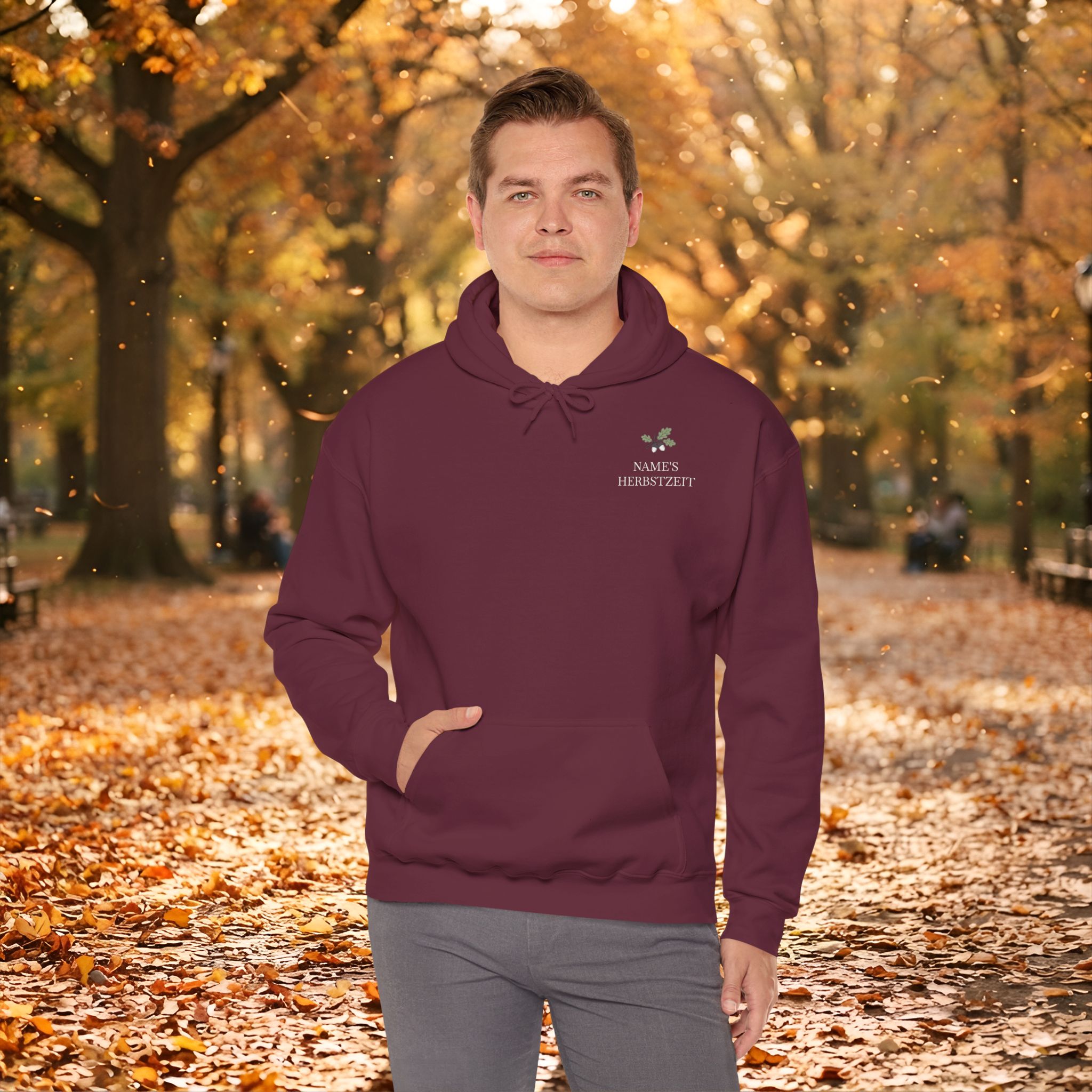 Herbst Hoodie Premium Unisex | Botanischer Herbstprint mit Blättern & Pilzen | Dunkler Streetwear Look | Personalisierbar 19 Herbst Hoodie Premium Unisex | Botanischer Herbstprint mit Blättern & Pilzen | Dunkler Streetwear Look | Personalisierbar – Bild 19